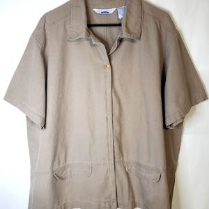 Ship'n Shore Linen Vintage Jacket Women's Size 2X